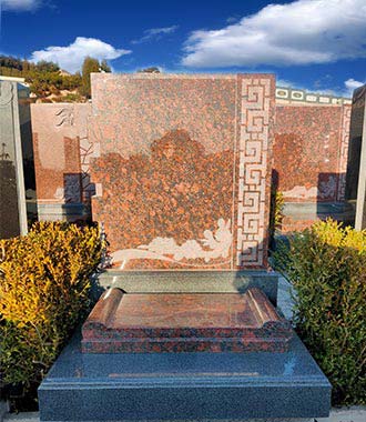 沈陽(yáng)墓園陶然玫瑰園八重櫻墓碑展示